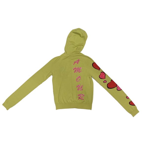 Looney Tunes Cashmere Zip-Hoodie "Pepe Le Pew" - Mint - Picture 2 of 4